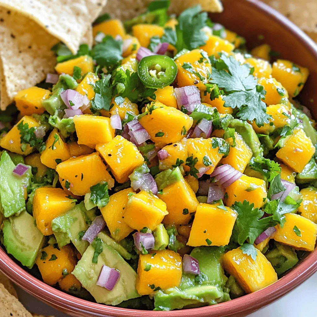 Mango Avocado Salsa Fresh and Flavorful Delight