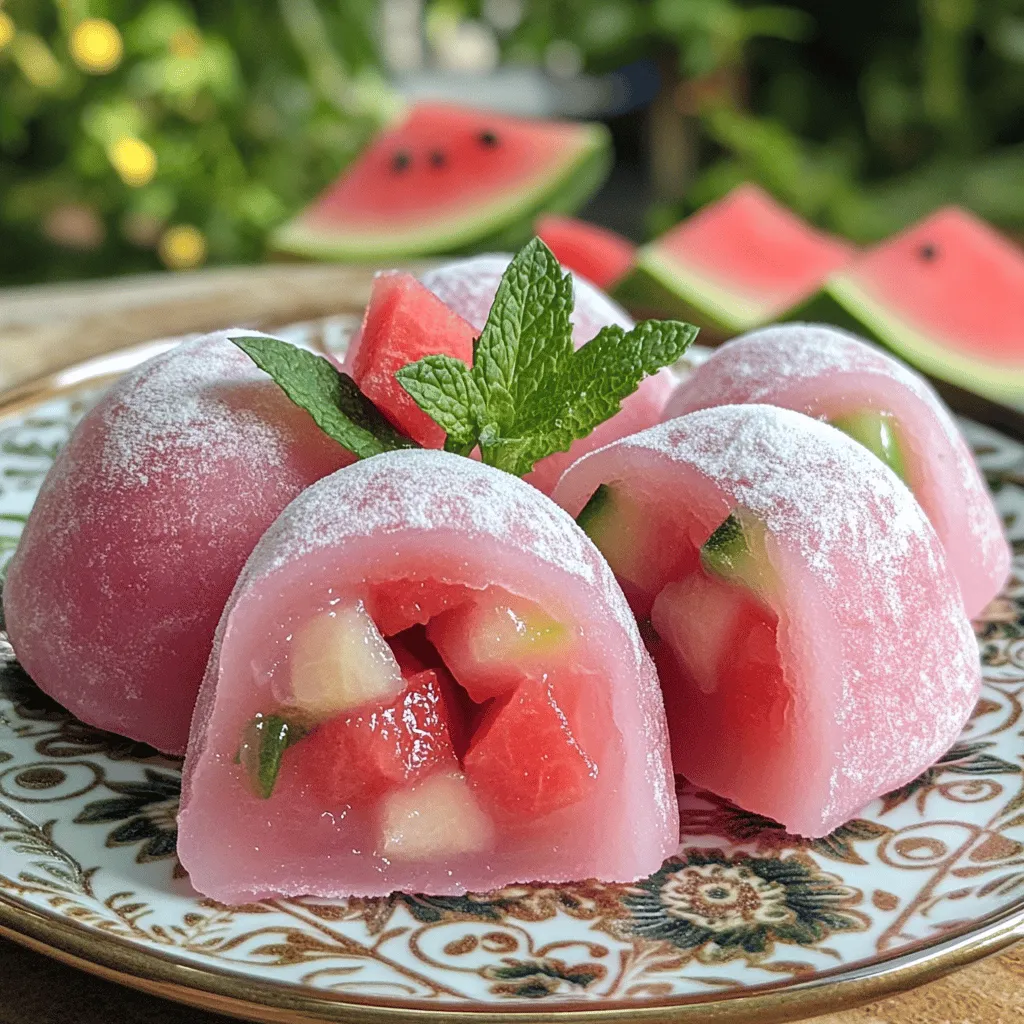 Watermelon Mochi Delightful Recipe to Enjoy Today