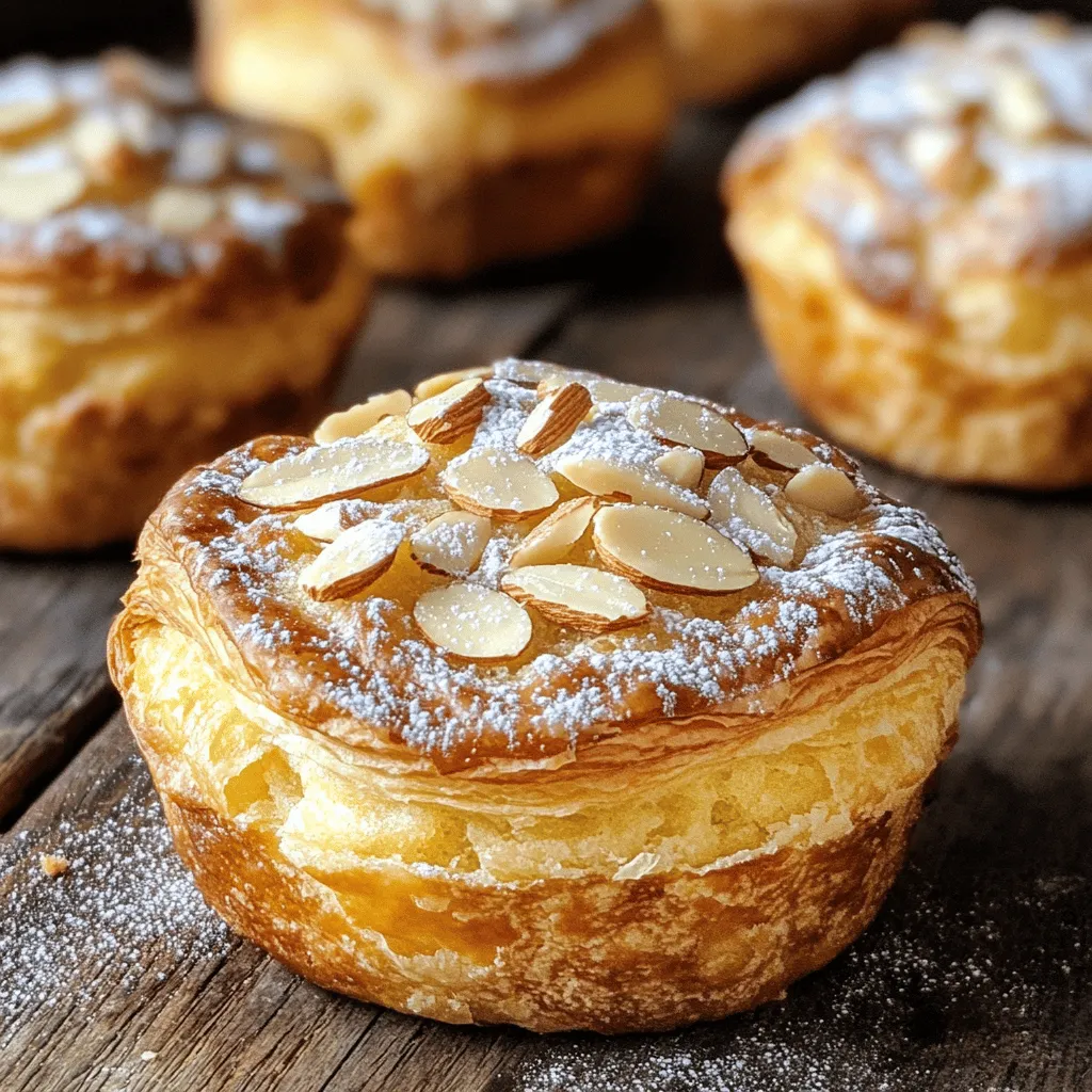 Almond Croissant Muffins Delightful and Fluffy Treat