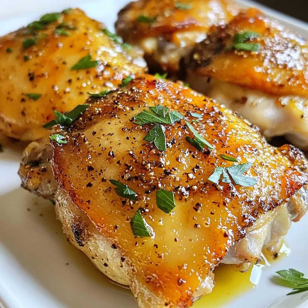 Ranch Baked Chicken Thighs Flavorful and Easy Recipe