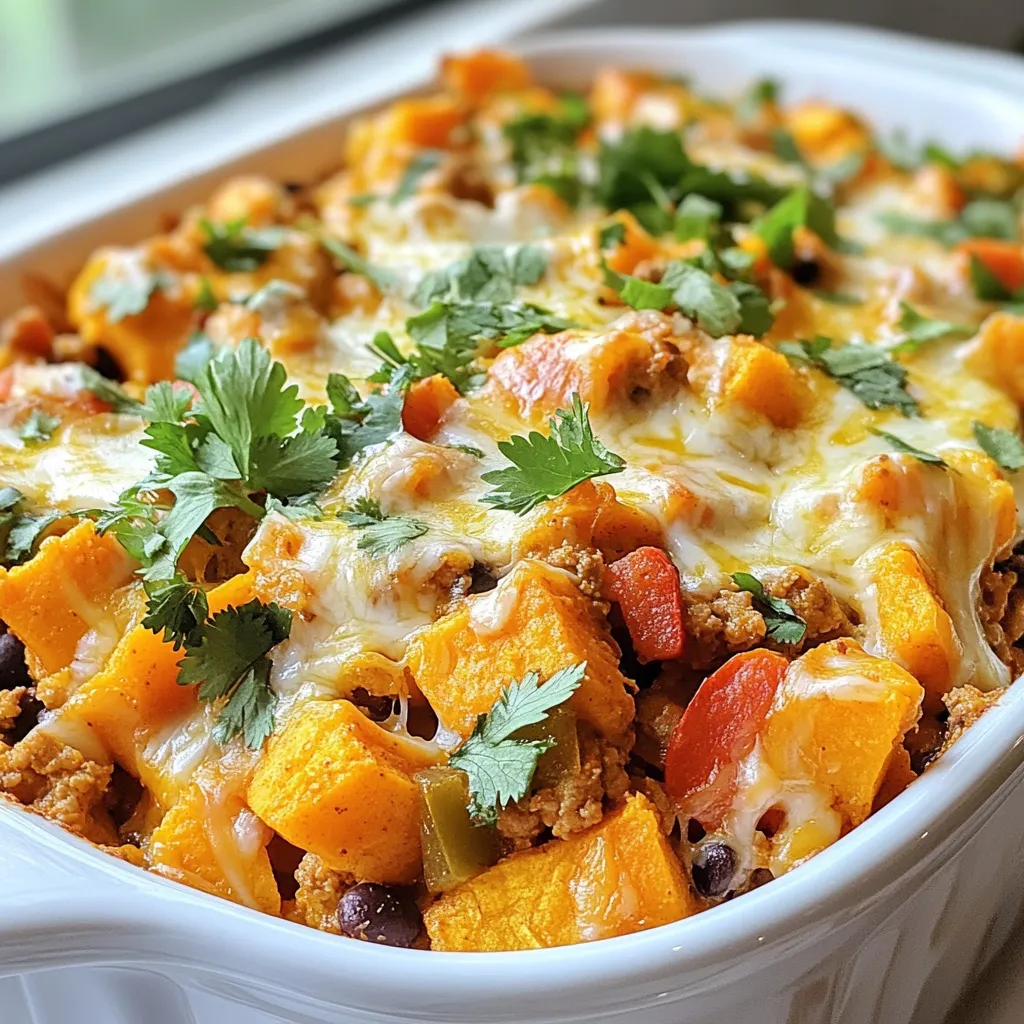 Ground Turkey Sweet Potato Bake Flavorful and Easy Dish