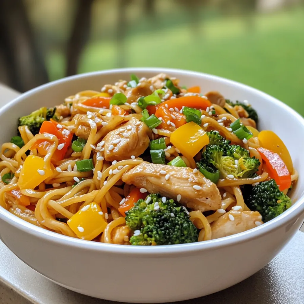 Minute Chicken Lo Mein Quick and Tasty Recipe