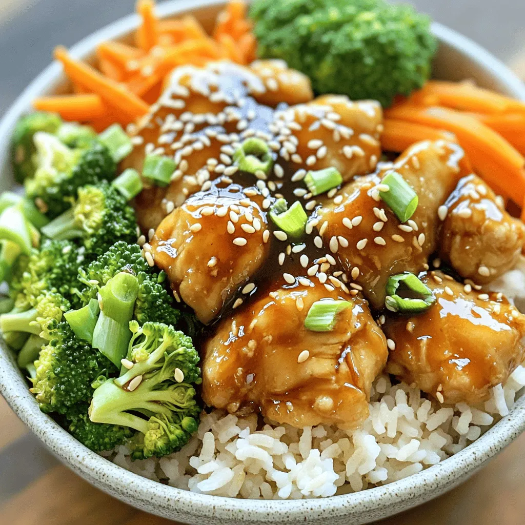 Teriyaki Chicken Rice Bowl Flavorful Dinner Delight