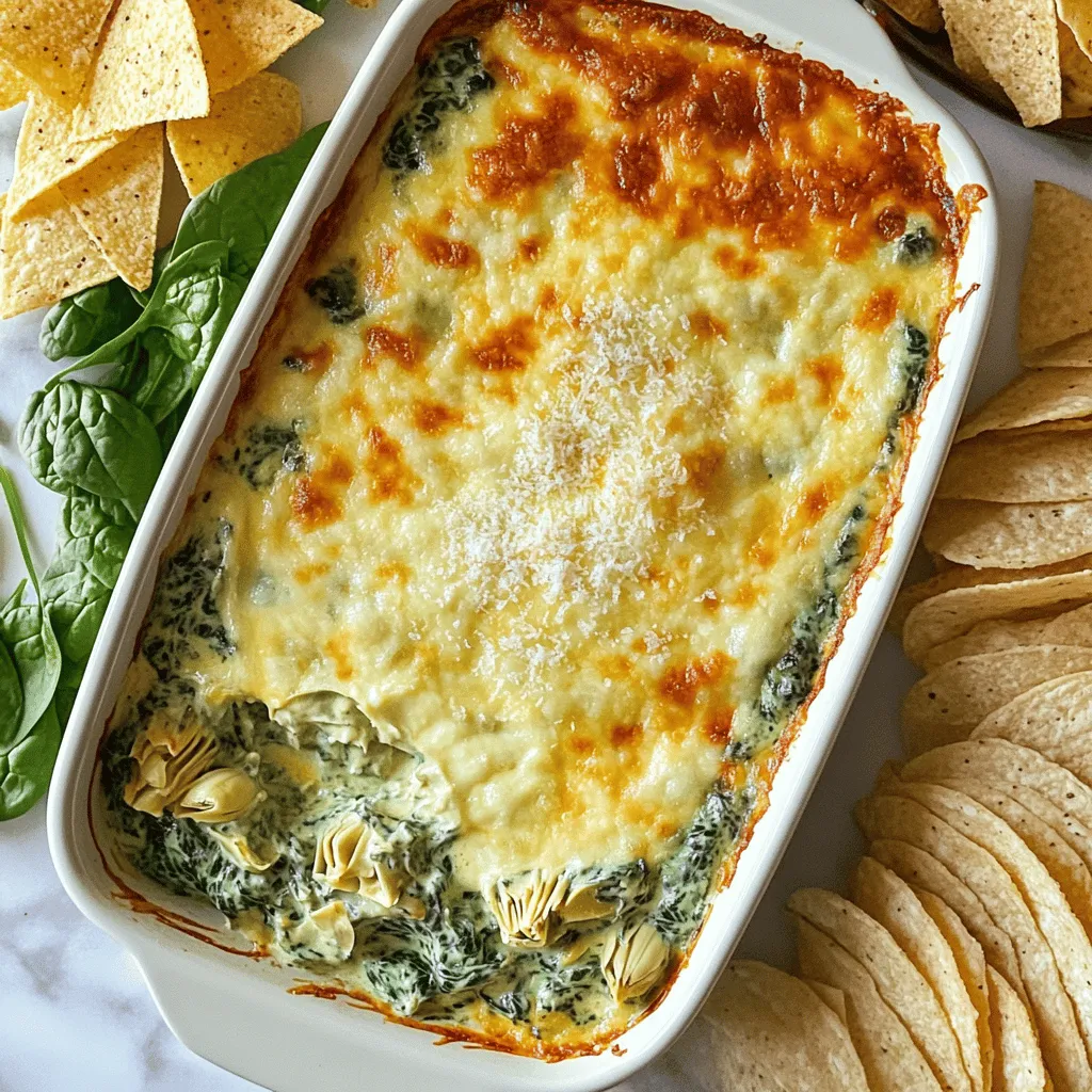 Creamy Spinach and Artichoke Dip Irresistible Delight