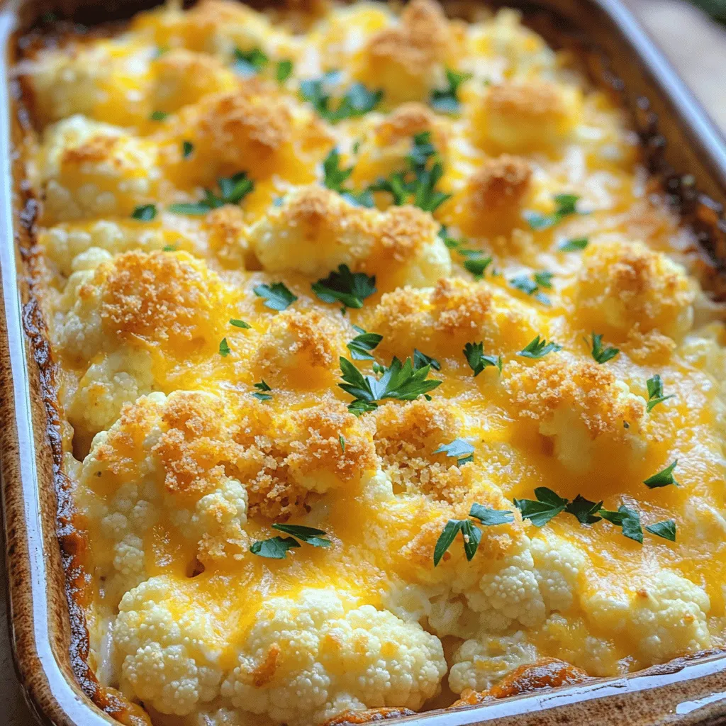 Cheesy Cauliflower Bake Flavorful and Easy Recipe