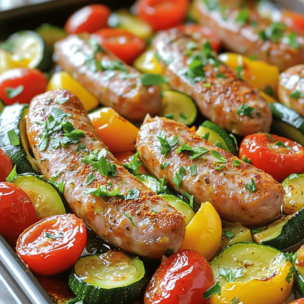 Sheet Pan Sausage and Veggies Easy One-Pan Meal