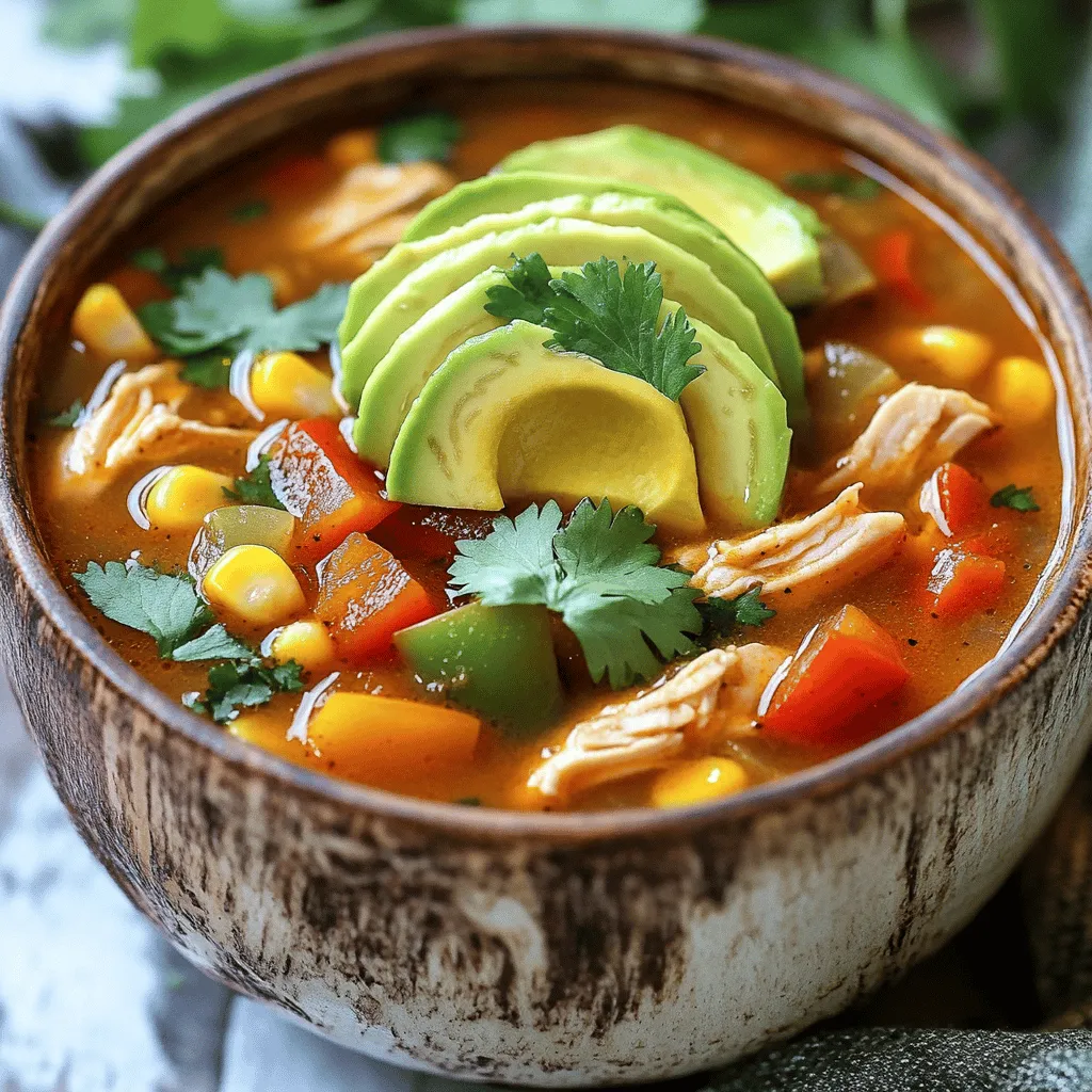 Easy Chicken Fajita Soup Quick and Flavorful Meal