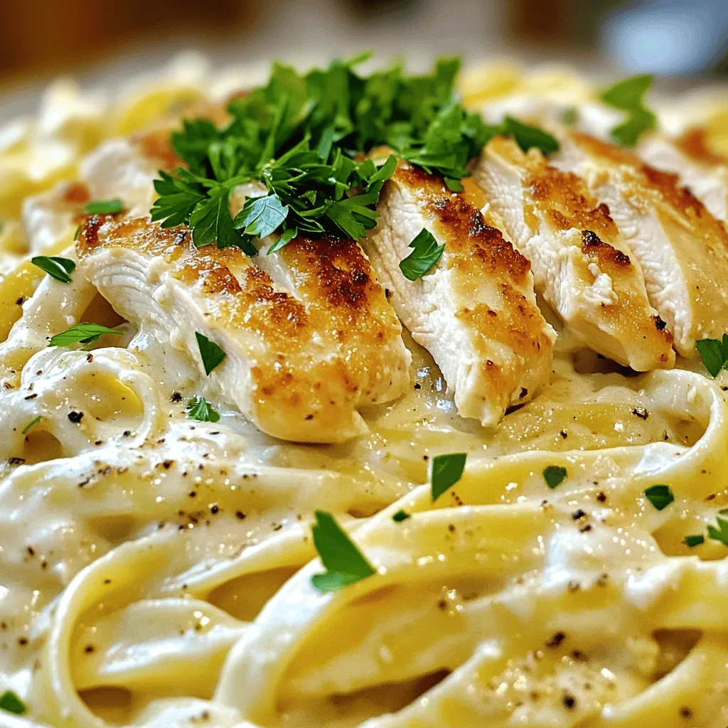 Easy Chicken Alfredo Pasta Simple Creamy Delight