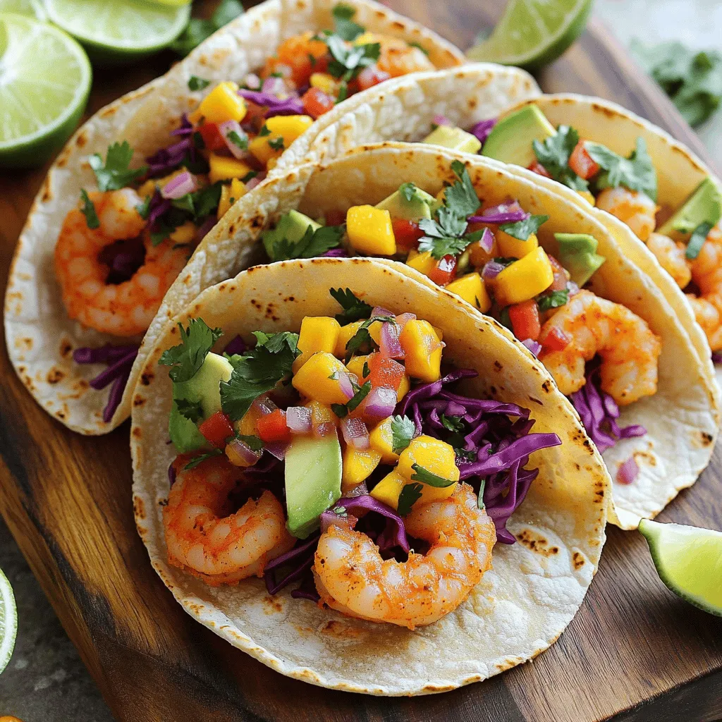 Spicy Shrimp Tacos with Mango Salsa Fresh Delight