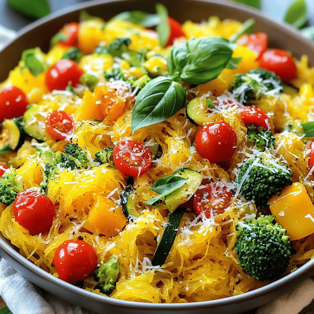 Spaghetti Squash Primavera Flavorful and Fresh Delight