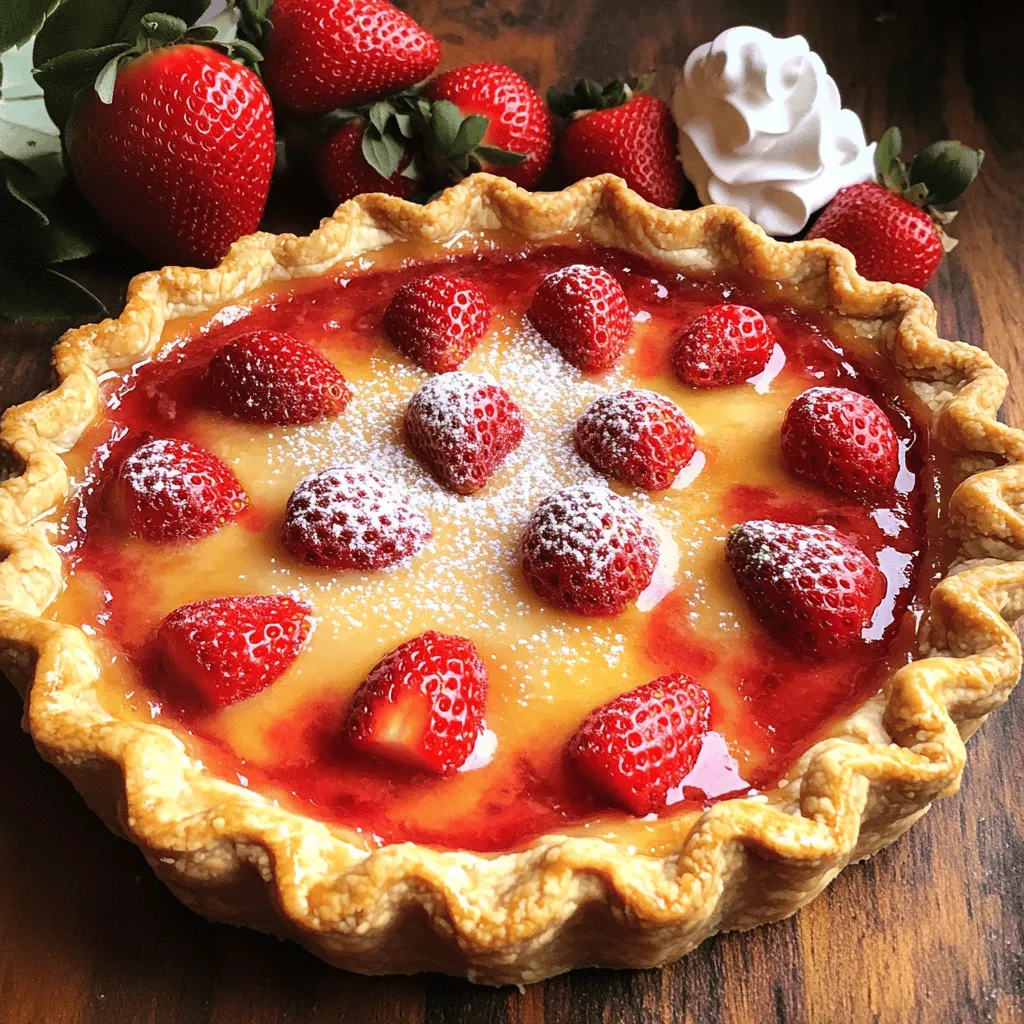 Fresh Strawberry Pie Delightful and Simple Recipe