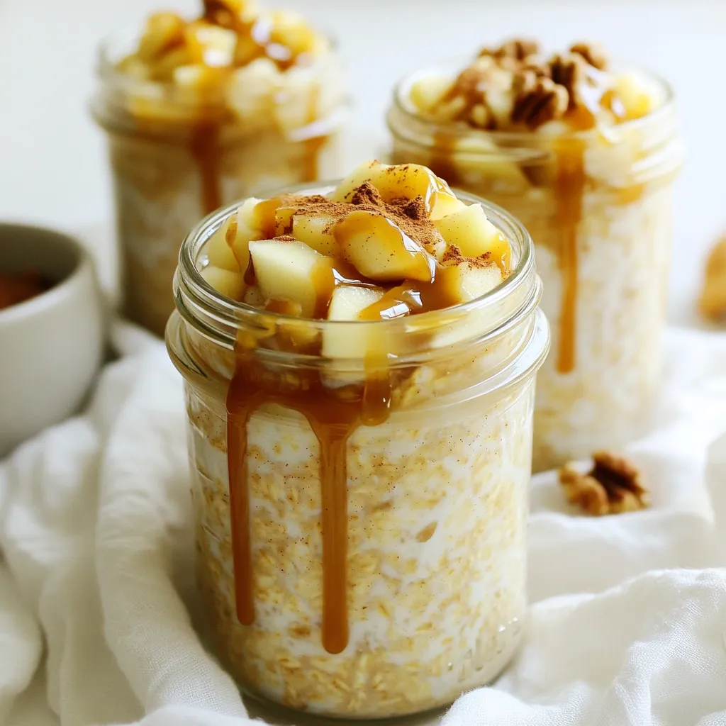 Caramel Apple Overnight Oats Tasty and Easy Breakfast