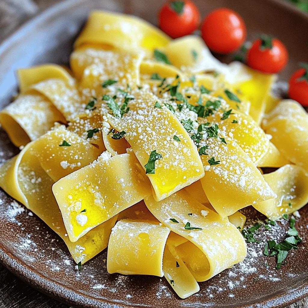 Homemade Sourdough Pasta Fresh and Flavorful Dish