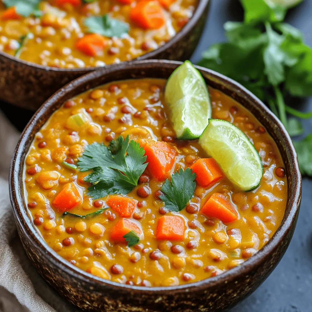 Creamy Coconut Lentil Curry Simple and Flavorful Dish