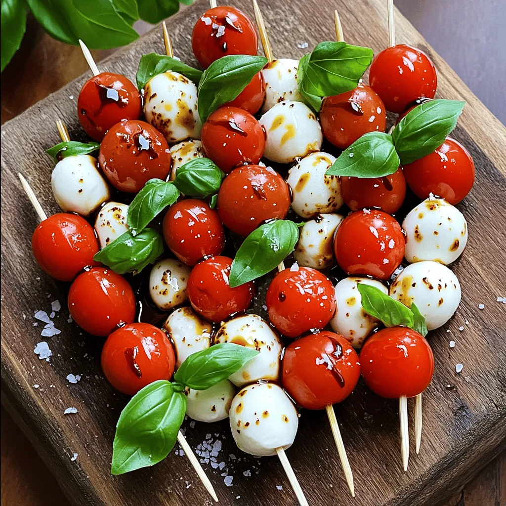 Mini Caprese Skewers: Simple Appetizer Delight