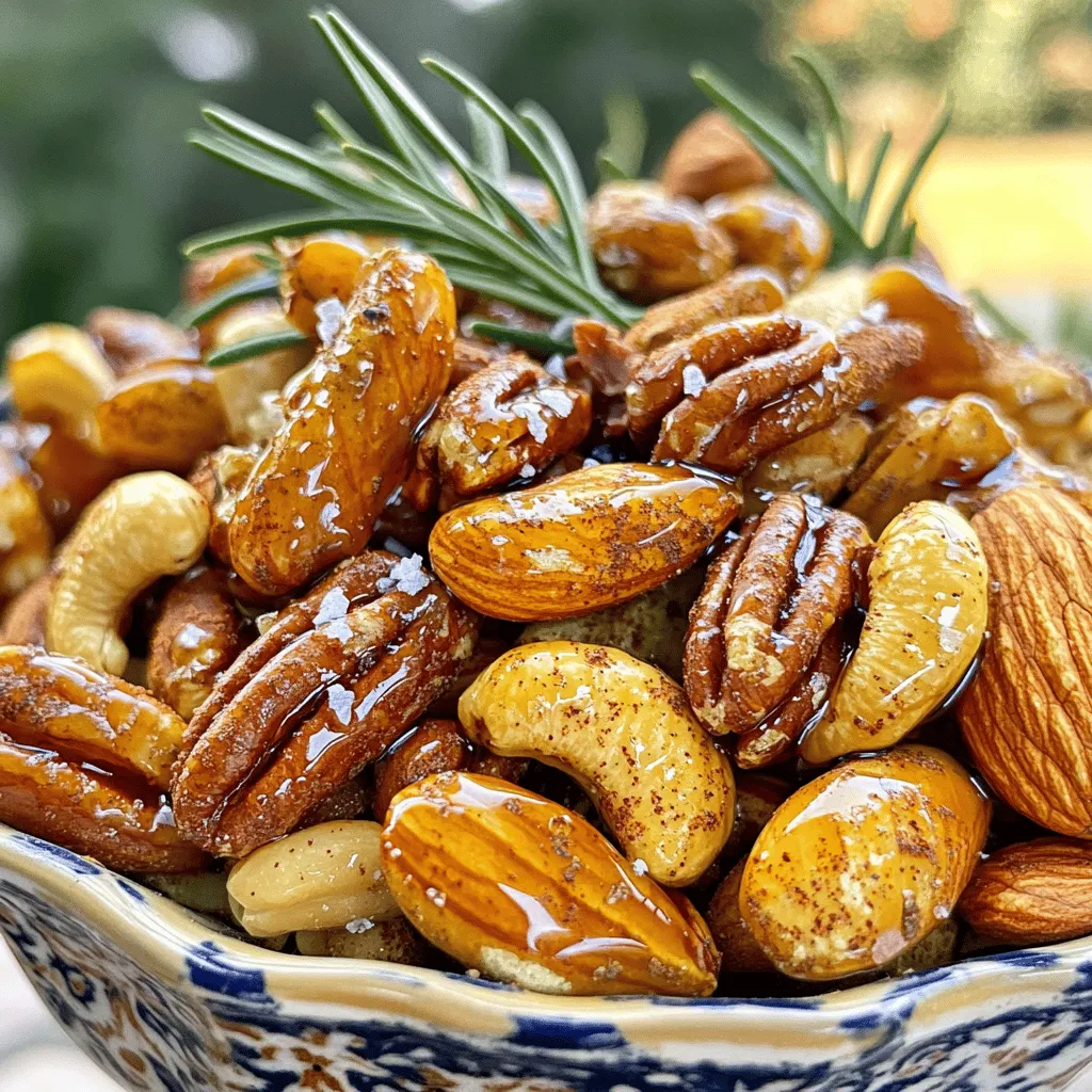 Sweet and Spicy Roasted Nuts Flavorful Snack Recipe