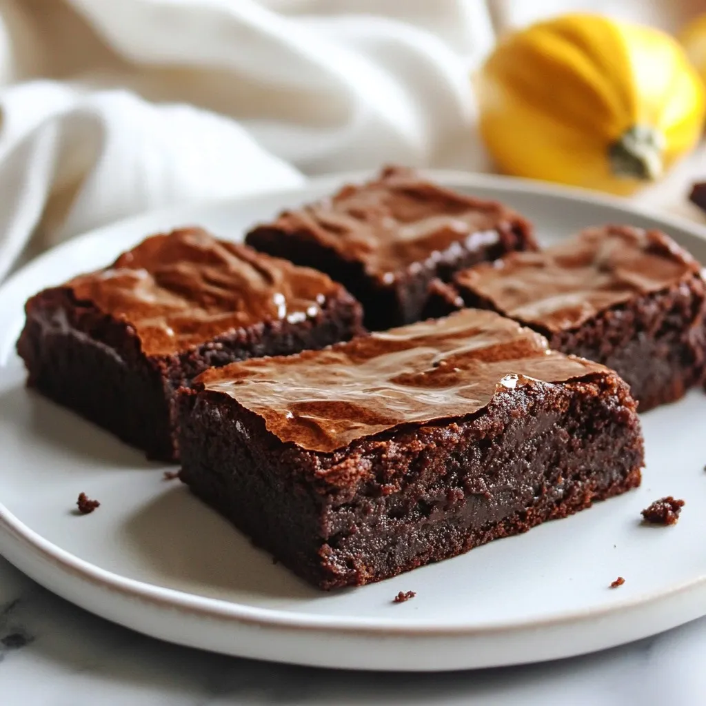 Flourless Pumpkin Brownies Rich and Fudgy Delight