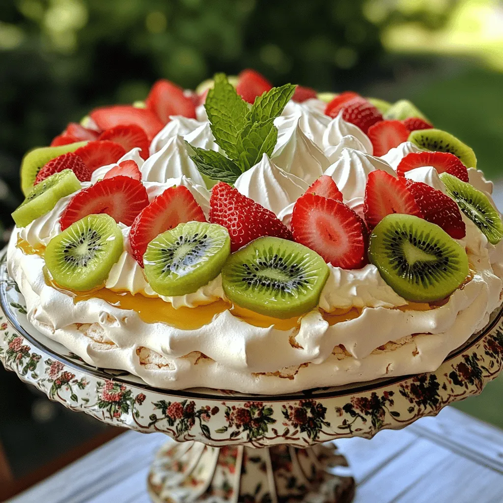 Strawberry Kiwi Pavlova Delightful and Easy Recipe