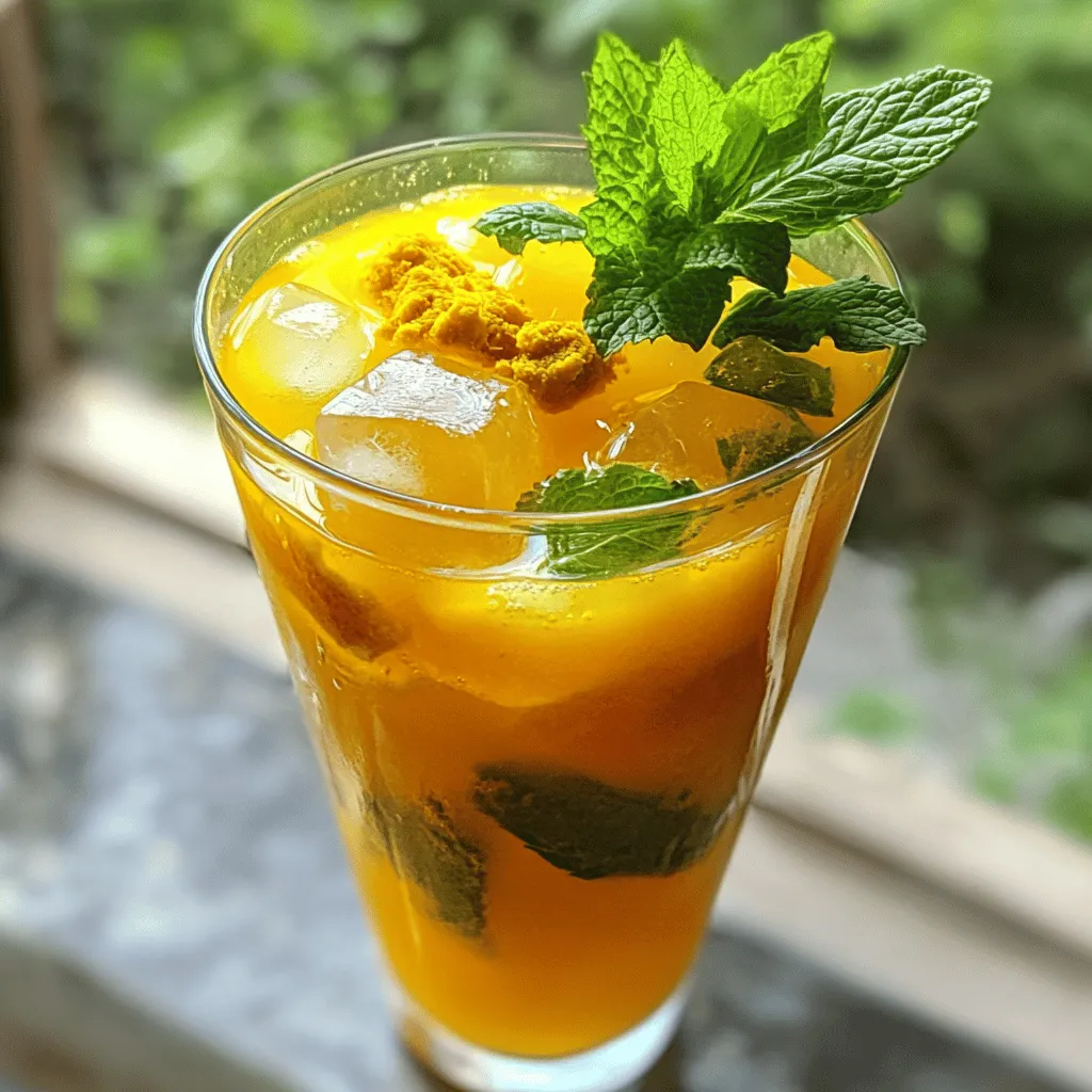 Tangerine Turmeric Tonic Powerful Health Boost