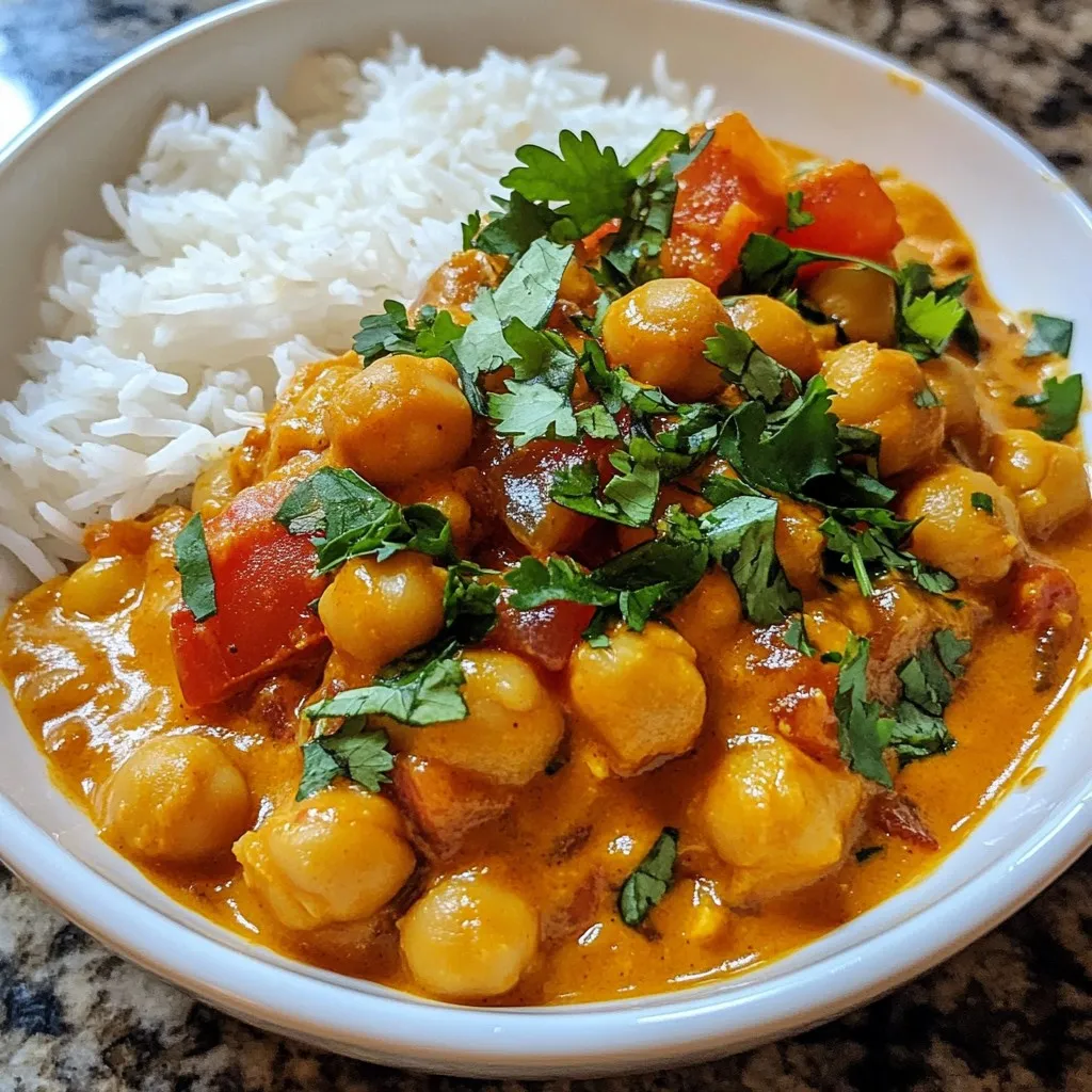 Vegan Chickpea Tikka Masala Flavorful and Easy Dish