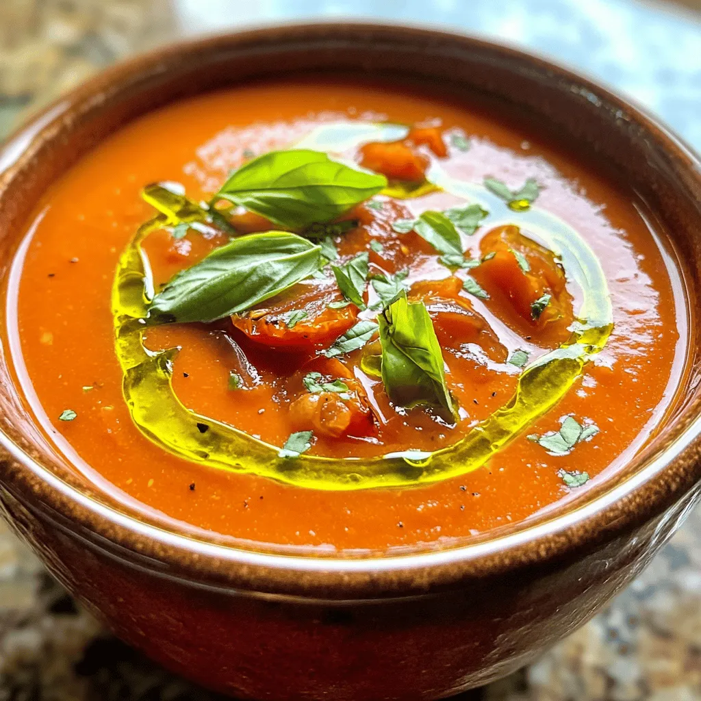 Easy Roasted Tomato Soup Simple Comforting Delight
