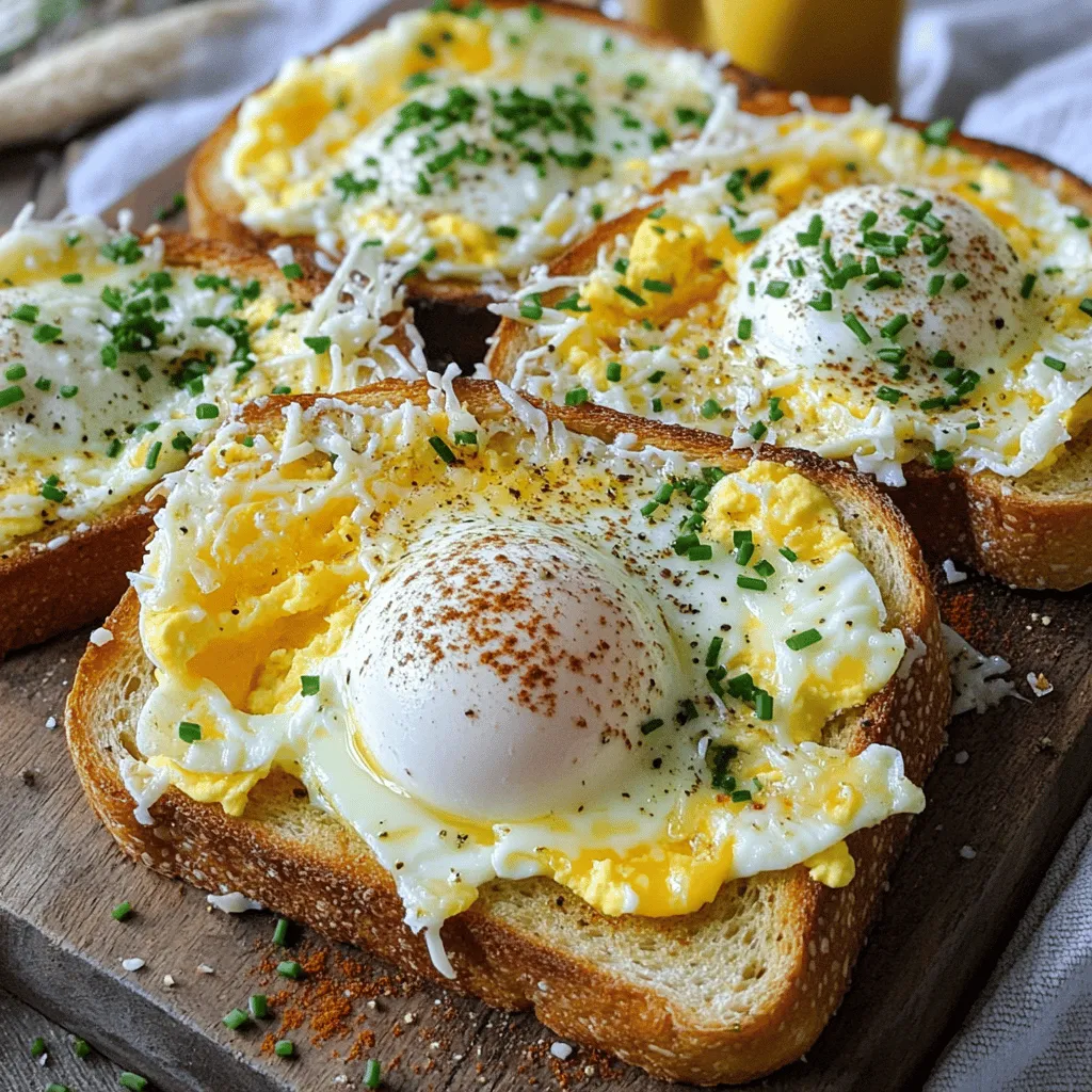 Cheesy Baked Egg Toast Simple and Delicious Recipe
