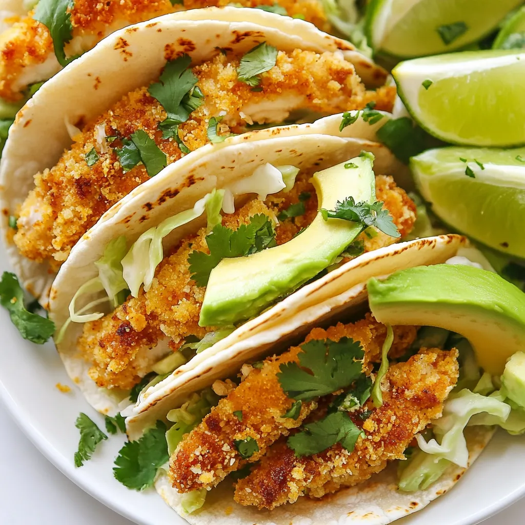 Crispy Poblano Chicken Tacos Simple and Flavorful Dish
