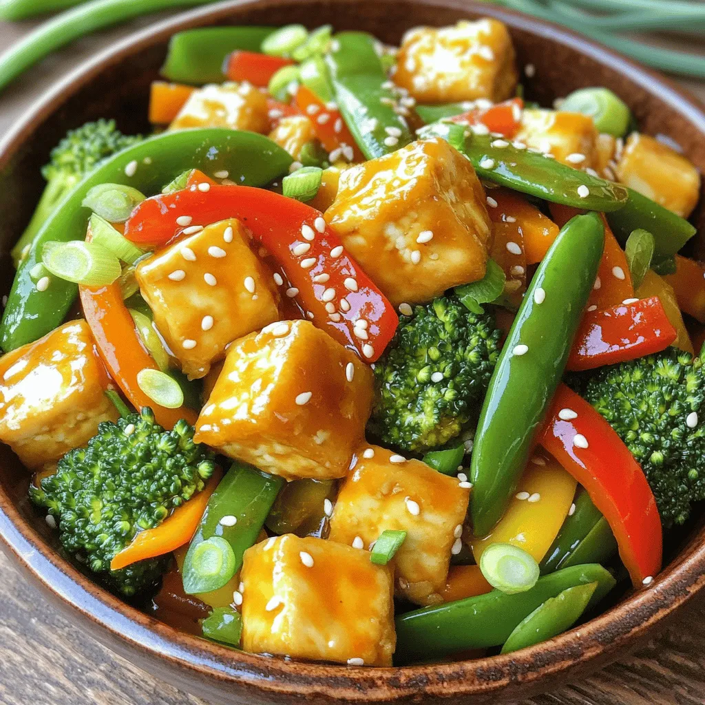 Vegetable Stir Fry with Tofu Flavorful and Easy Meal