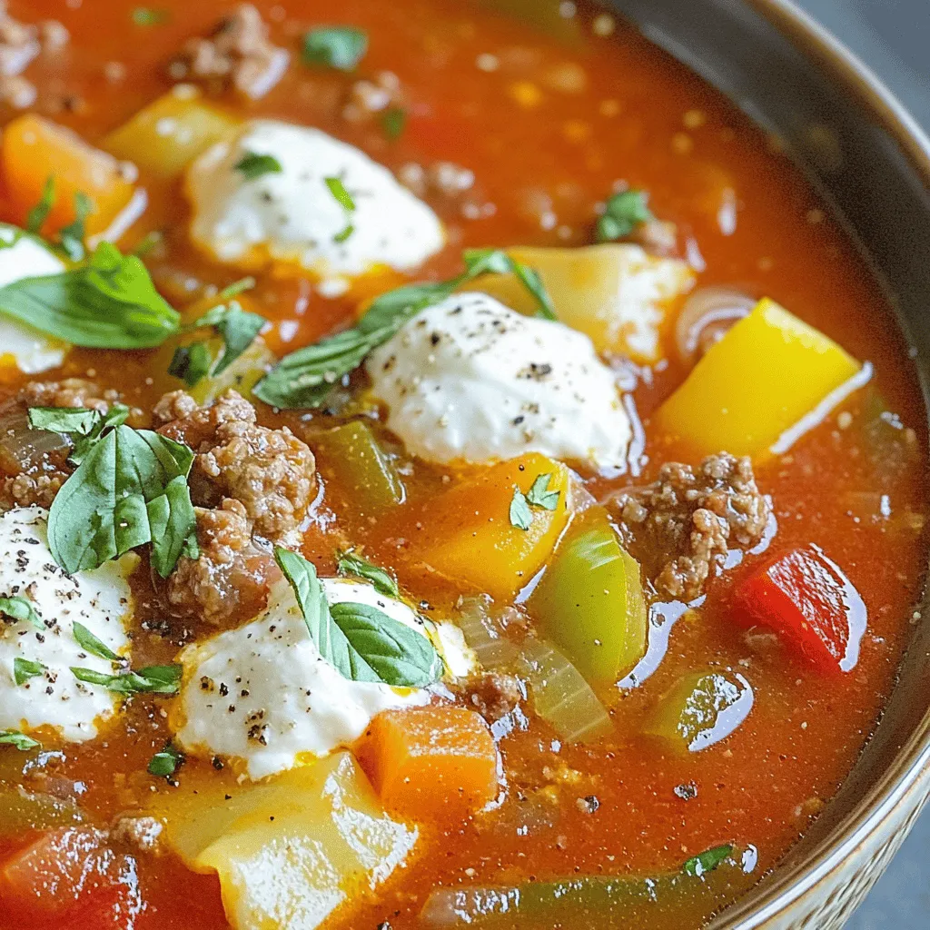 Lasagna Soup Flavorful and Comforting Meal Option