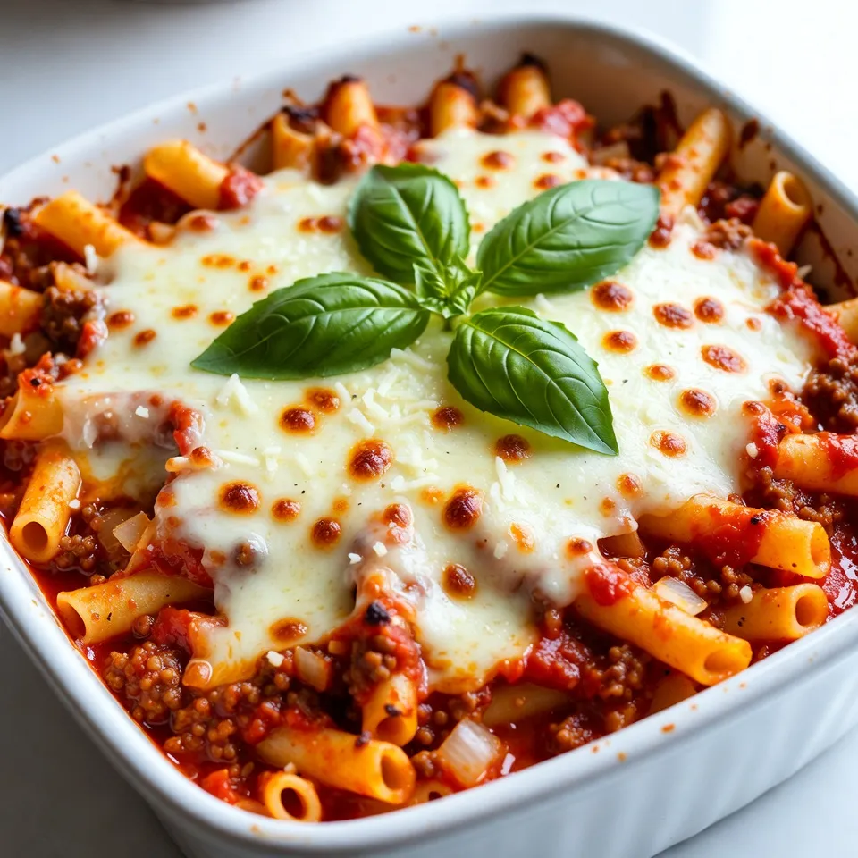 Baked Ziti with Ground Beef Flavorful Comfort Dish