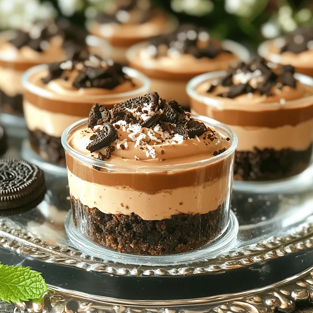 No Bake Nutella Oreo Cheesecake Cups Delightful Treat