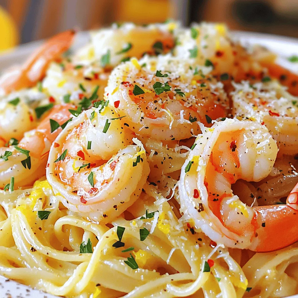 Lemon Garlic Shrimp Scampi Simple and Tasty Meal