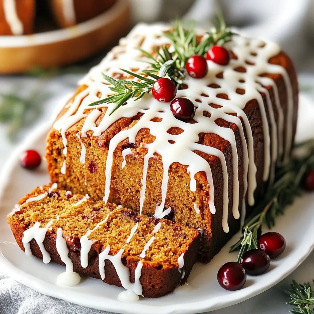 Moist Gingerbread Loaf with Icing Perfectly Crafted