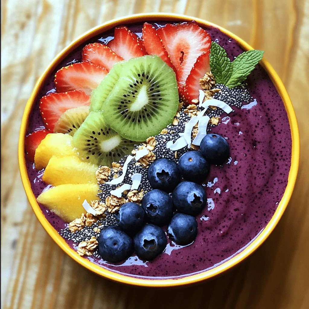 Acai Smoothie Bowl Powerful and Nutritious Recipe