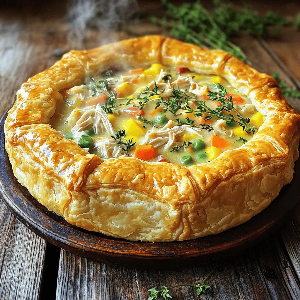 Puff Pastry Easy Chicken Pot Pie Delightful Recipe