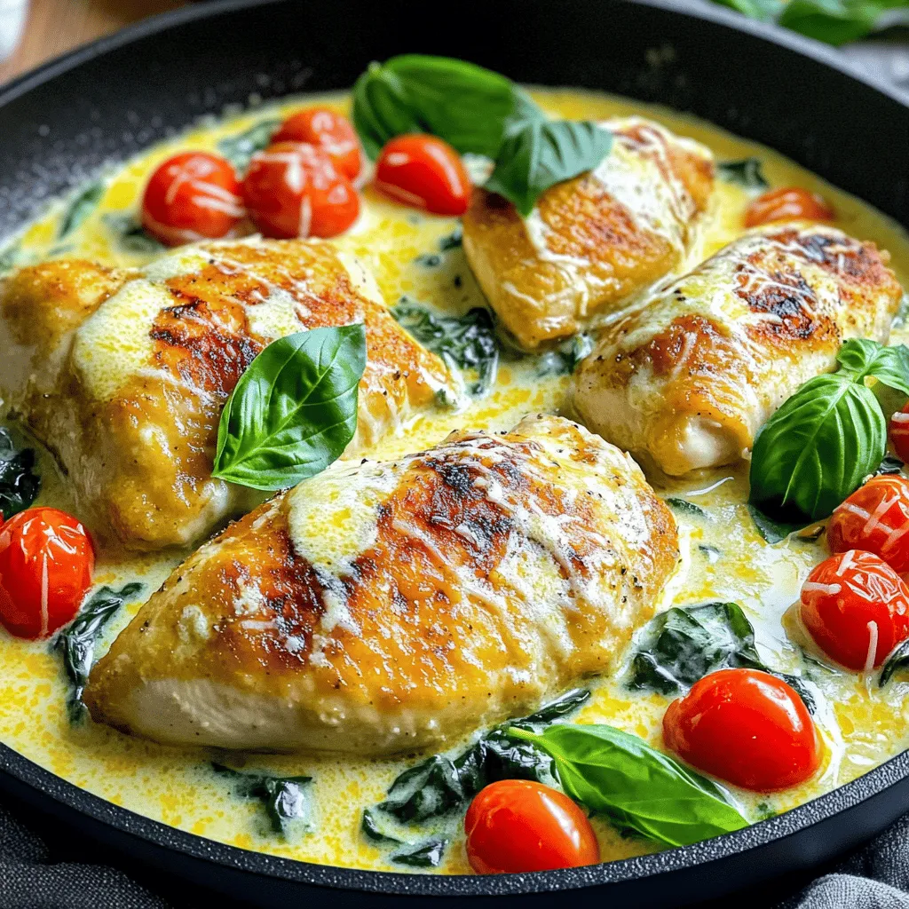 Creamy Tuscan Chicken Skillet Quick and Tasty Recipe