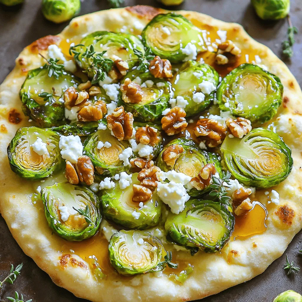 Maple Brussels Sprout Flatbread Flavorful Meal Idea