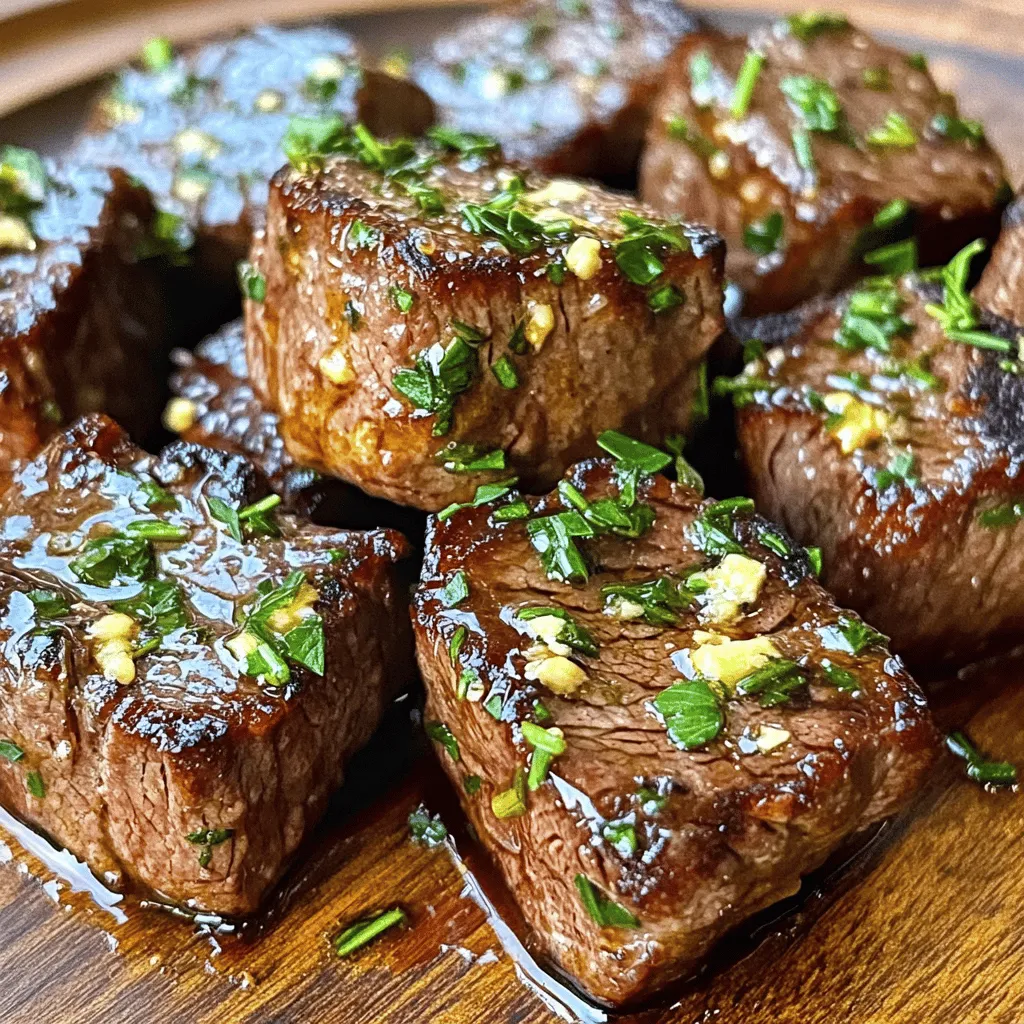 Garlic Butter Steak Bites in 15 Minutes Delight