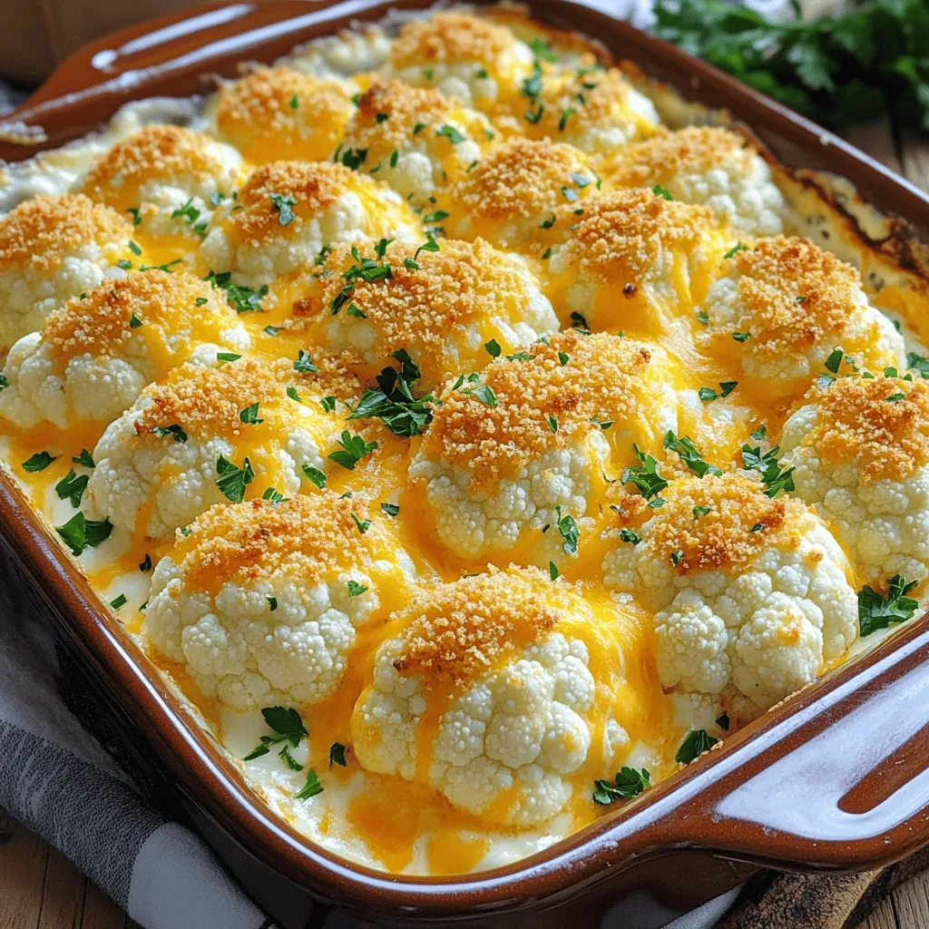 Cheesy Cauliflower Bake Tasty and Simple Recipe