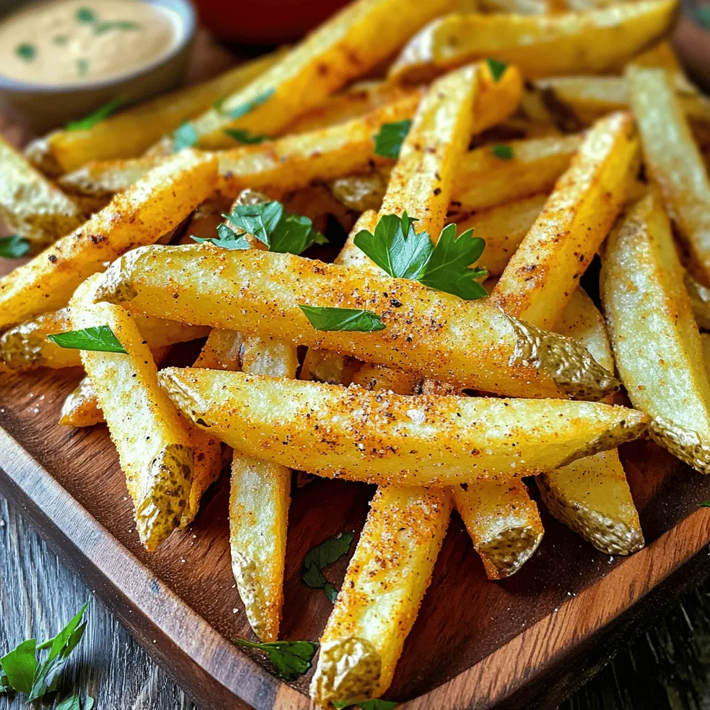 Crispy Oven Baked French Fries Easy and Flavorful Snack