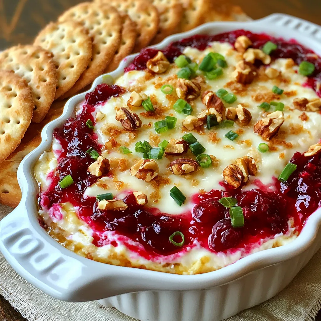 Baked Cranberry Cream Cheese Dip Rich and Creamy Treat