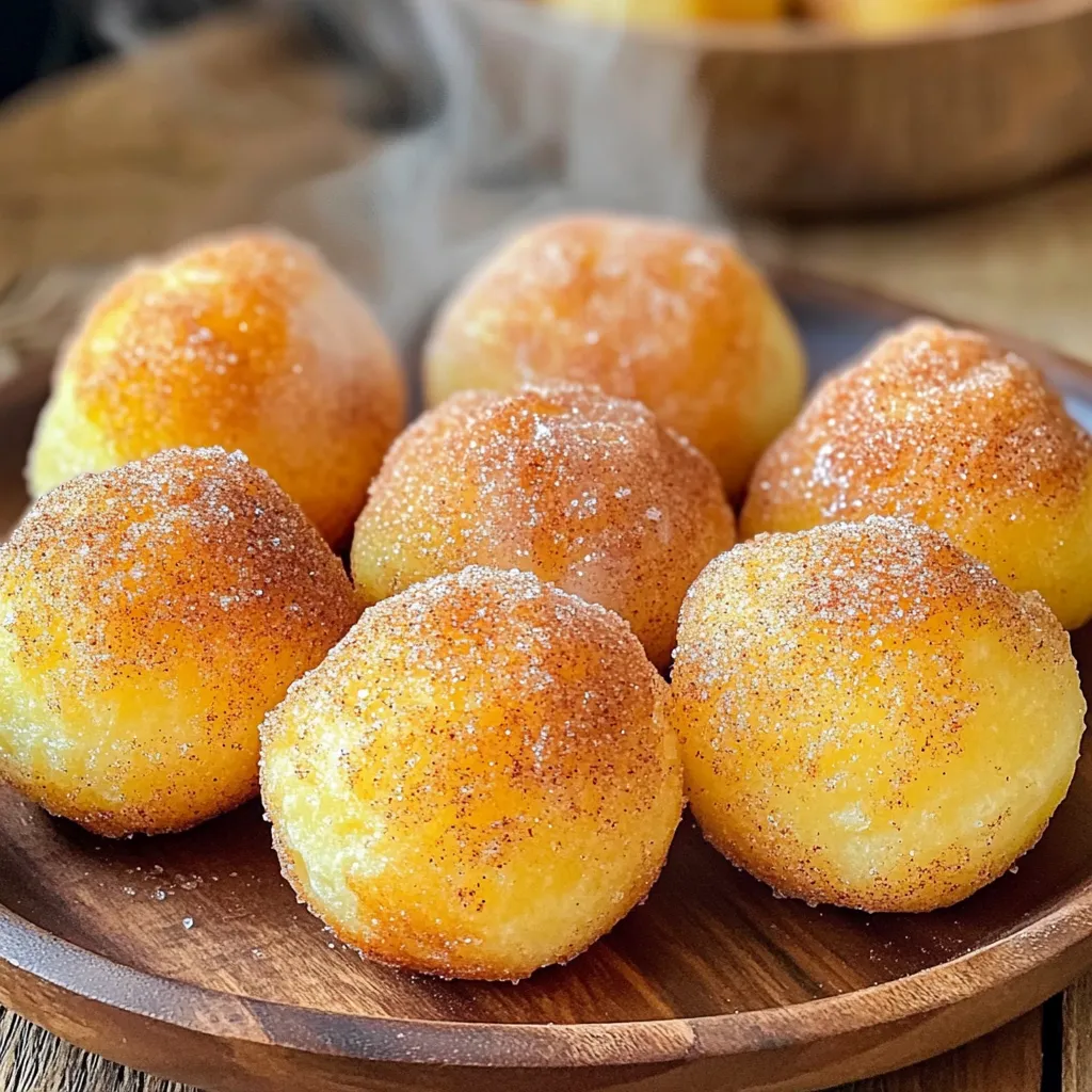 Air Fryer Cinnamon Sugar Donut Holes Delightful Snack