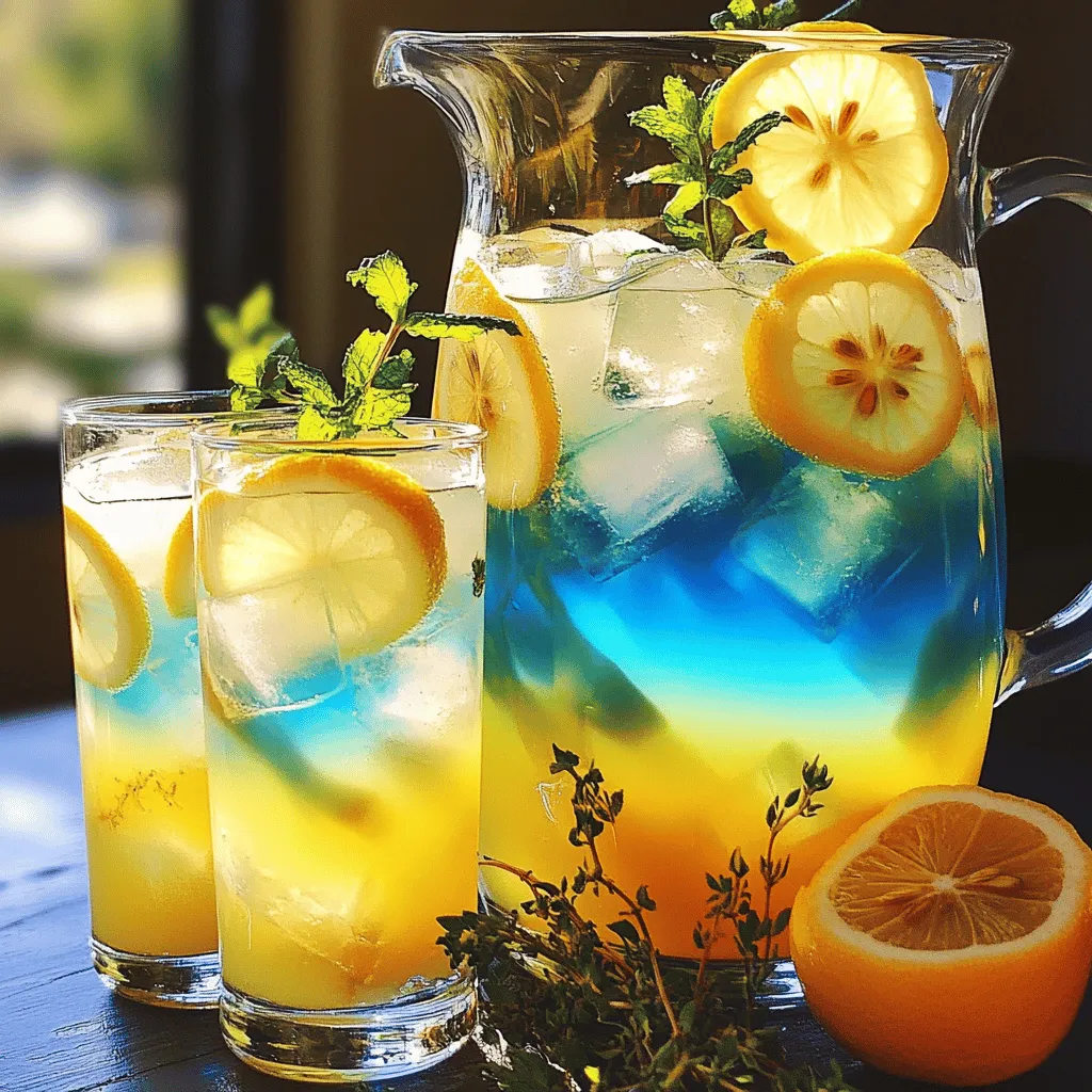 Limonada Azul Refreshing Summer Drink Recipe