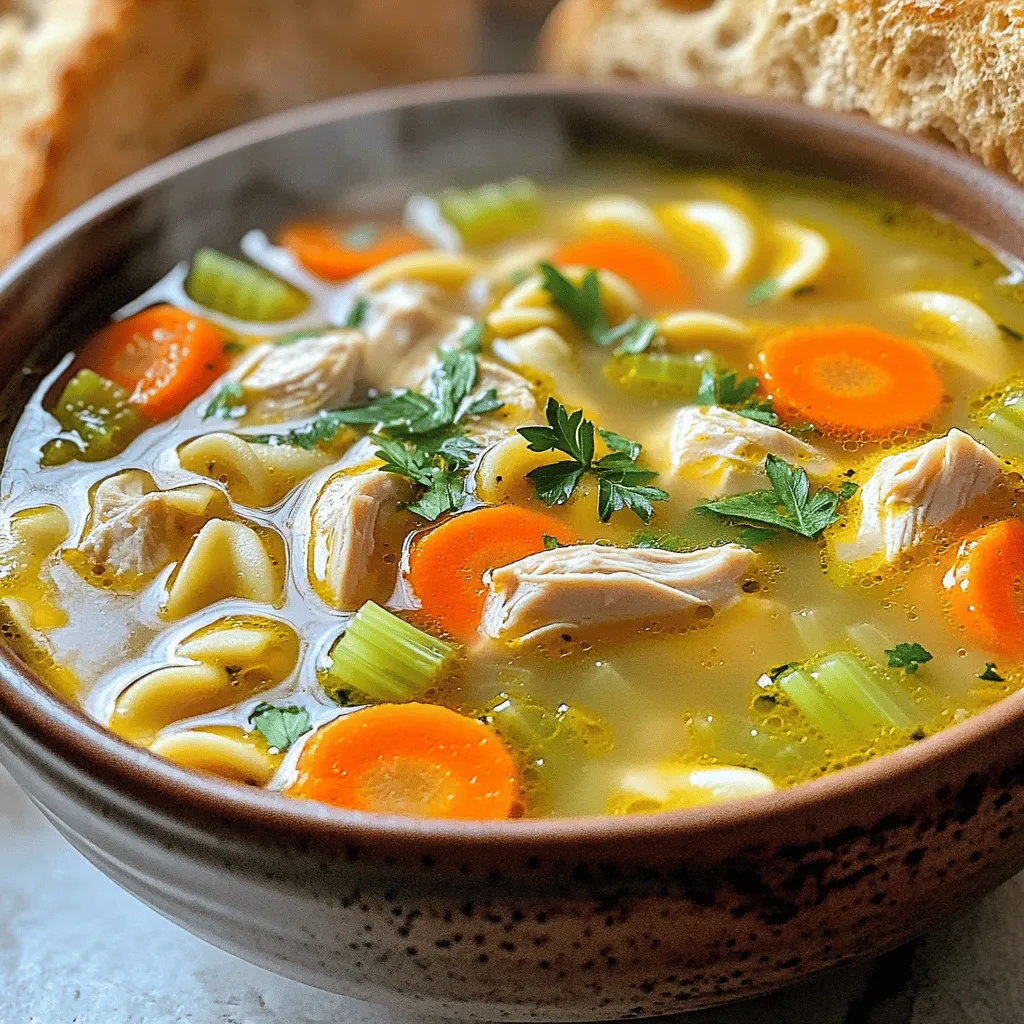 Homemade Chicken Noodle Soup Comfort in a Bowl