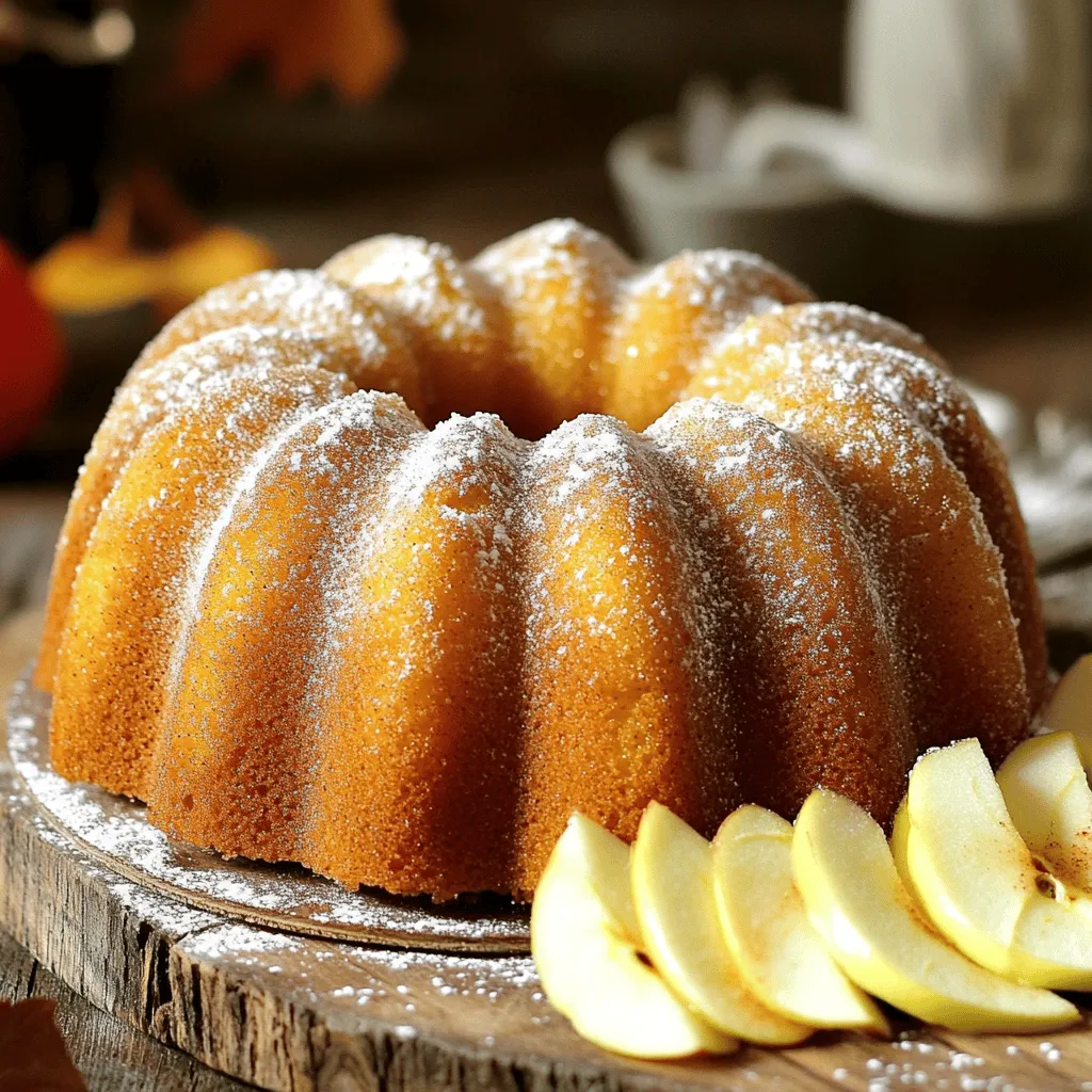 Apple Cider Donut Bundt Cake Delicious and Flavorful