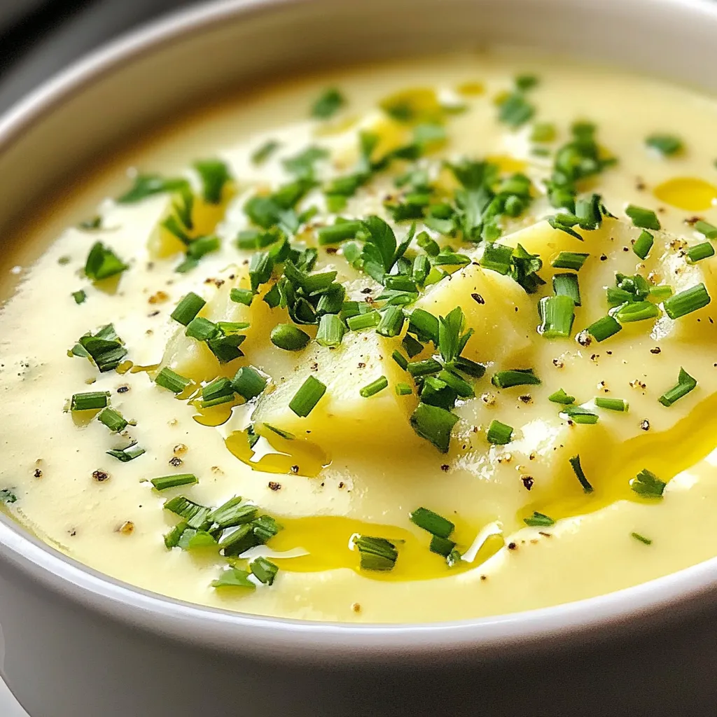 Rustic Creamy Potato Soup Delightful and Easy Recipe