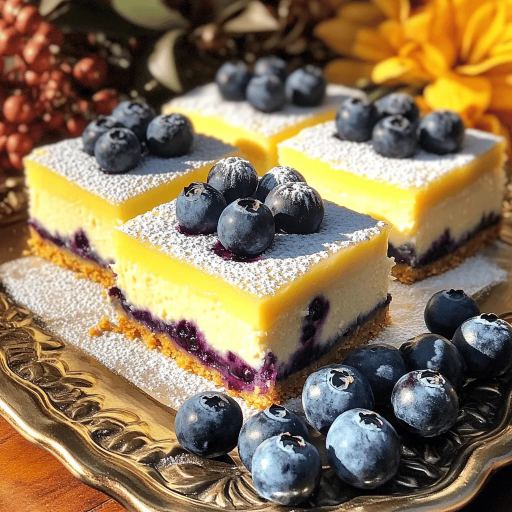 Blueberry Cheesecake Bars Irresistible Dessert Recipe