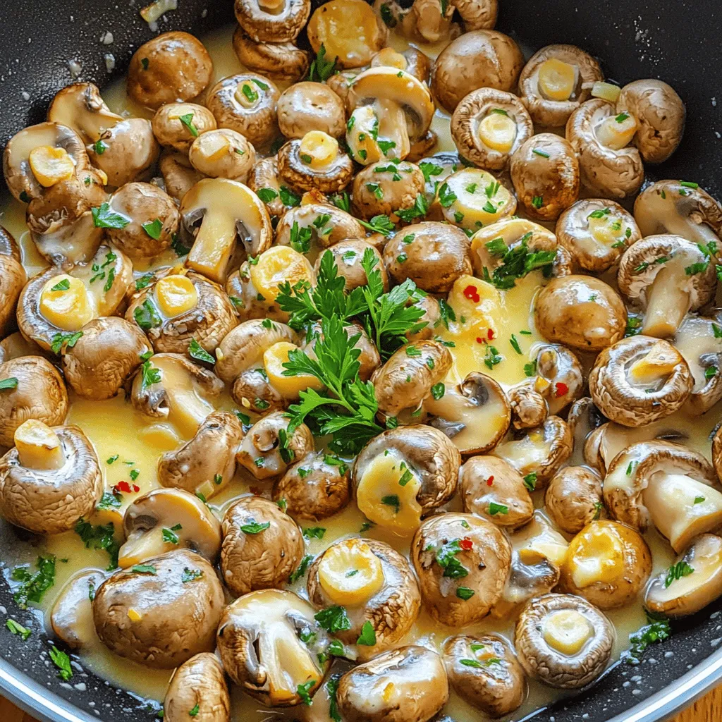 Herbed Garlic Butter Mushrooms Simple and Delicious Dish