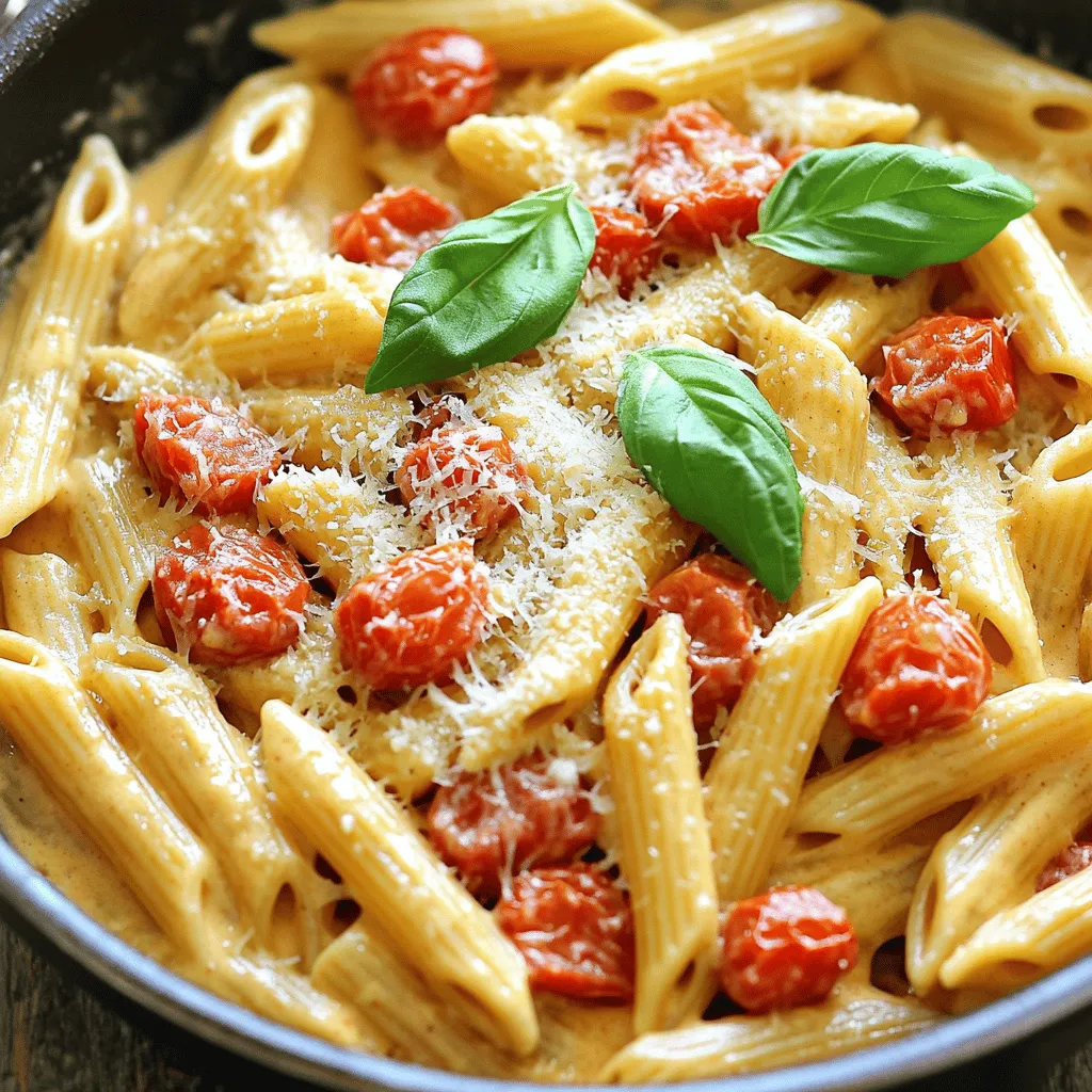 One Pan Creamy Tomato Pasta Quick and Easy Recipe