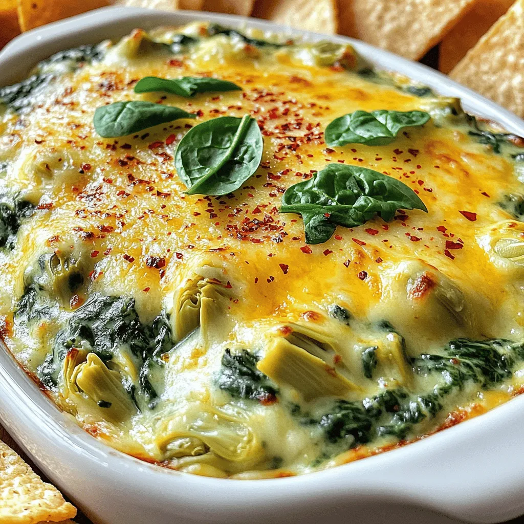 Spinach Artichoke Dip Creamy and Flavorful Delight